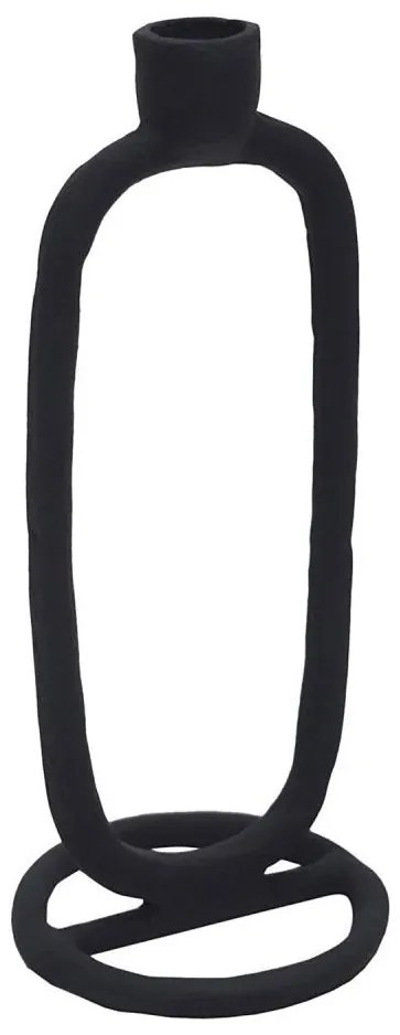 Eglo 422018 - Candeliere NUMAZU 24,5x10 cm nero