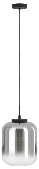 Eglo 39673 - Lampadario a sospensione con filo BULCIAGO 1xE27/40W/230V diametro 25 cm fumé