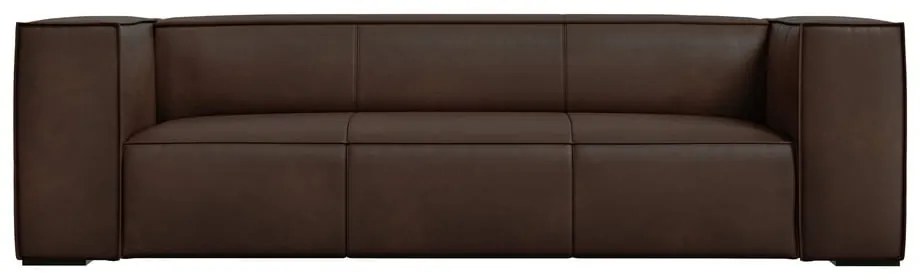 Divano in pelle marrone scuro 227 cm Madame - Windsor &amp; Co Sofas