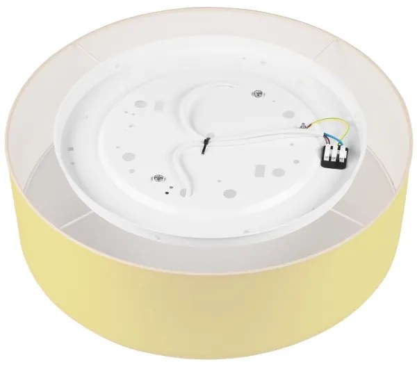 Plafoniera SIRJA PASTEL DOUBLE 4xE27/15W/230V diametro 45 cm giallo