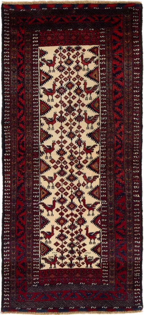 Beluch Tappeto persiano 100 x 230 (Iran) Annodato A Mano