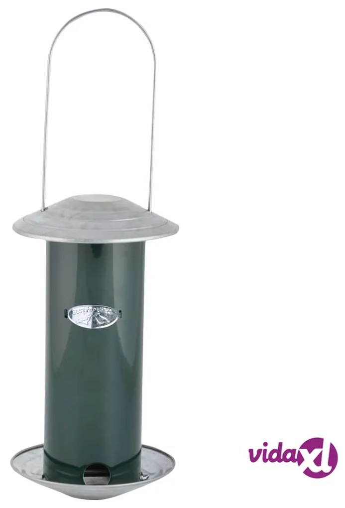 Esschert Design Distributore di Semi per Uccelli Verde