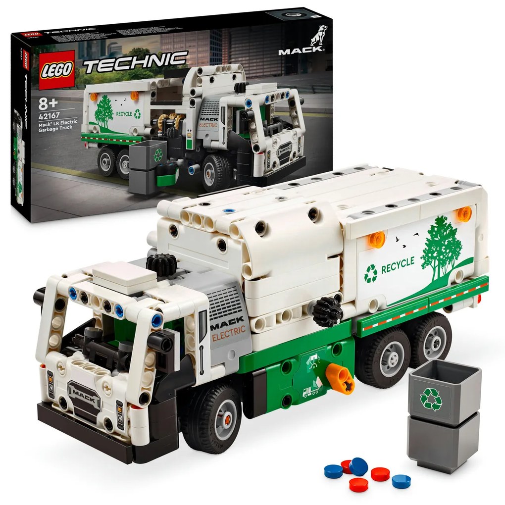 Camion spazzatura Mack LR Electric Lego Technic