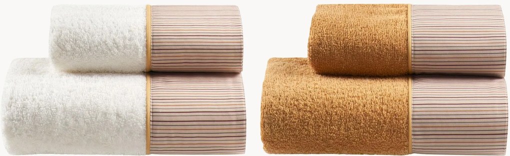 Set di 4 asciugamani in cotone Garis