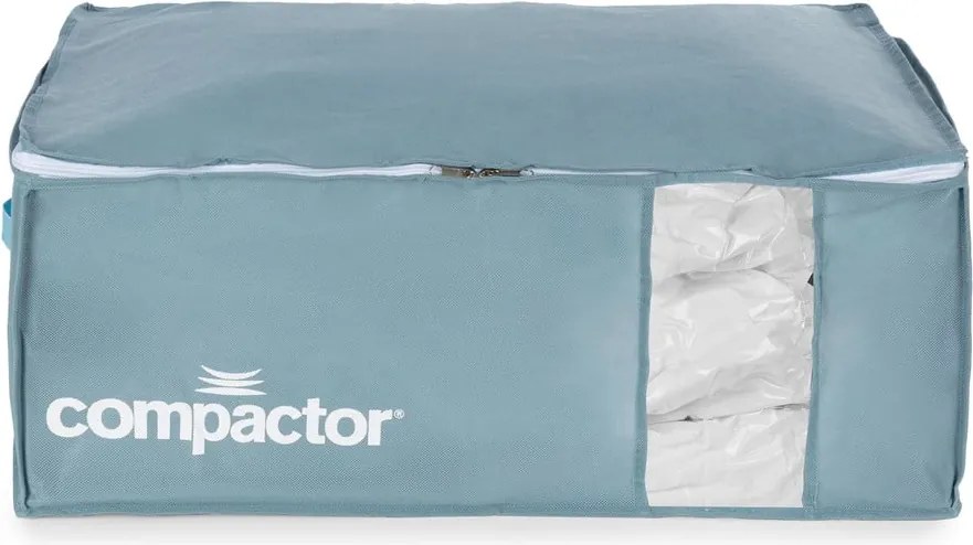 Set di organizer per vestiti sottovuoto in plastica 3 pz 65x45x27 cm Blue Edition - Compactor