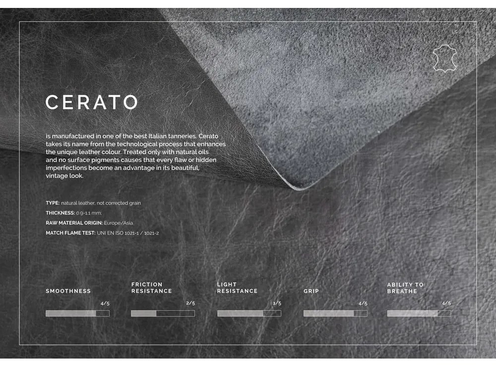 Divano in pelle rosso-marrone, 240 cm Puzo - MESONICA