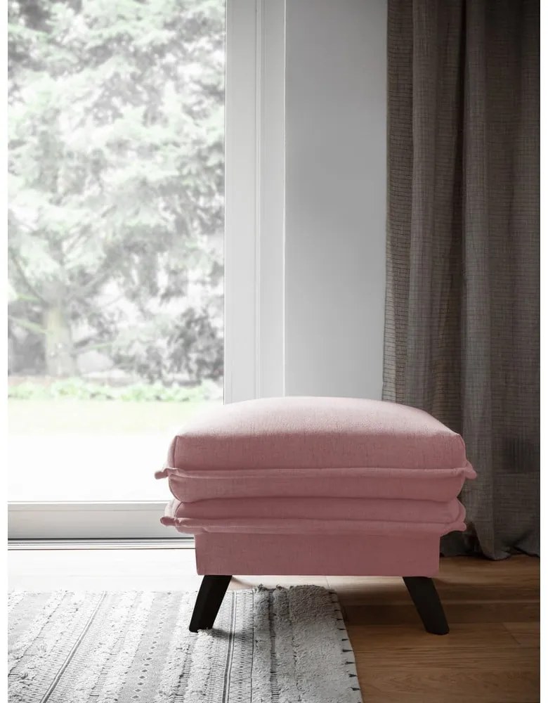 Poggiapiedi rosa Charming Charlie - Miuform