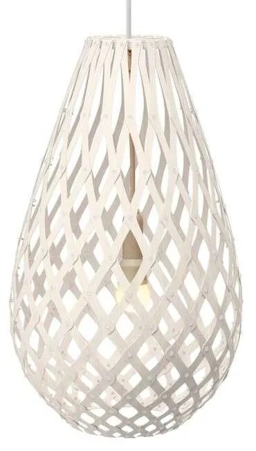 David Trubridge - Koura Lampada a Sospensione H75 Bianco 2 Lati David Trubridge