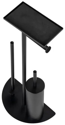 WENKO 26060100 - Set WC COSENZA 32,5x72 cm nero