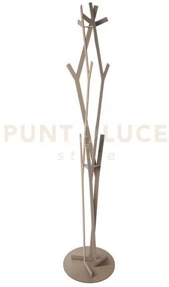 Appendiabiti da terra di design uty beige