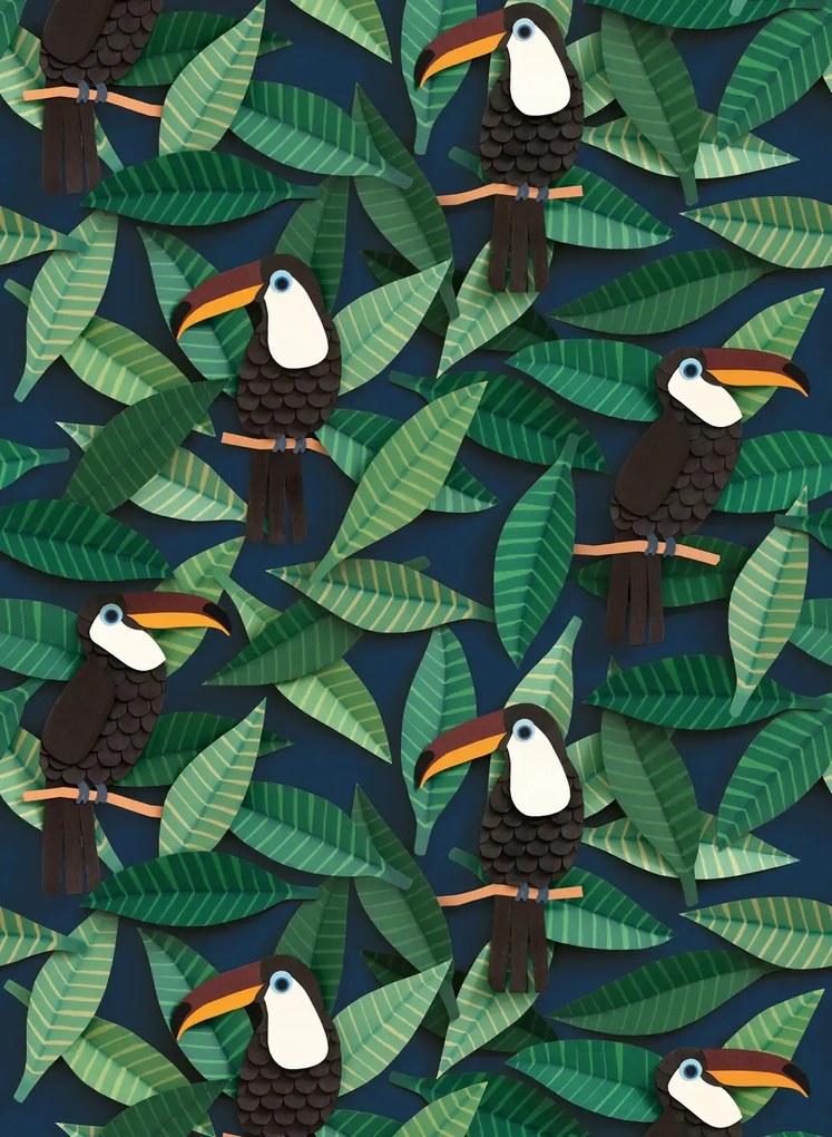 studio ditte Carta da parati Toucan - Toucan
