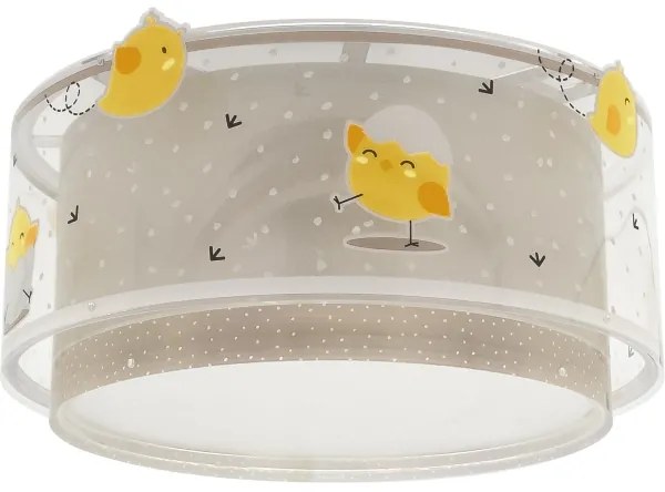 Dalber 76876 - Plafoniera per bambini BABY CHICK 2xE27/15W/230V