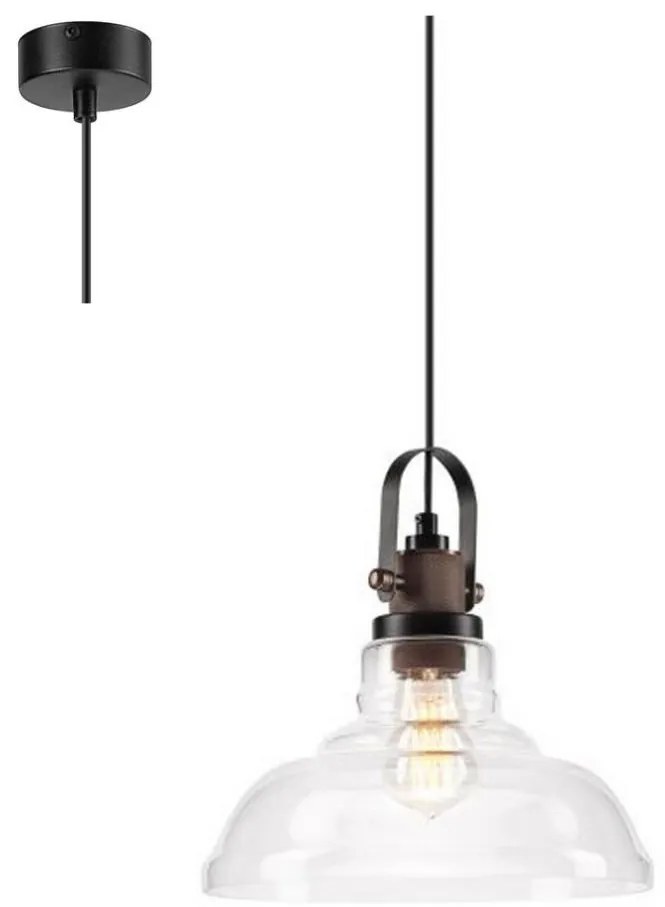 Lampadario a sospensione con filo SINGLE 1xE27/60W/230V