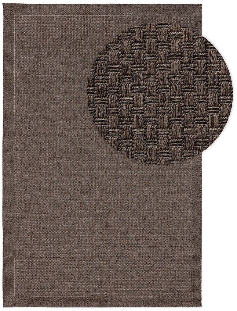 benuta Nest Tappeto per interno ed esterno Naoto Grigio 80x150 cm - Tappeto outdoor per balcone, terrazzo e giardino