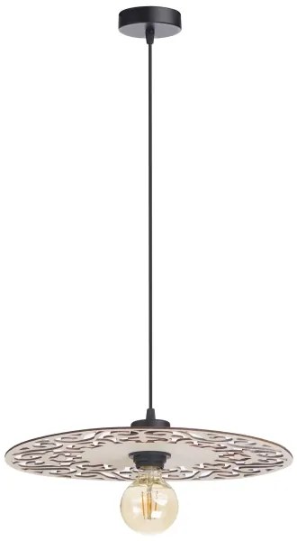 Lampadario a sospensione con filo FALCO 1xE27/60W/230V diametro 40 cm beige