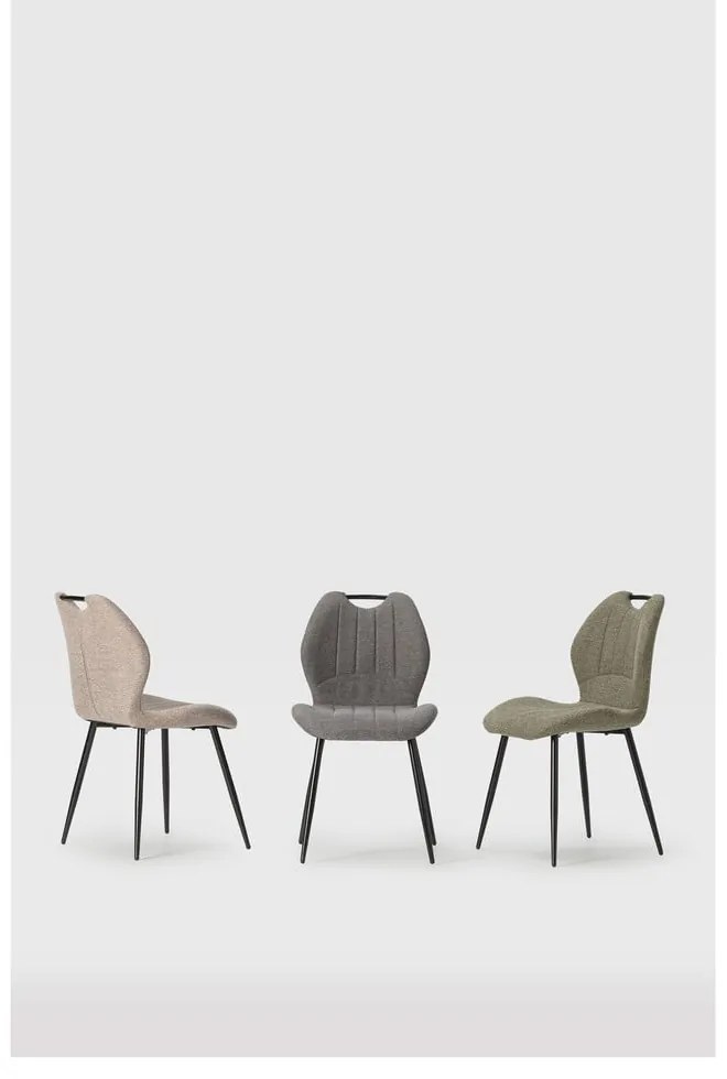 Set di 4 sedie da pranzo marrone chiaro Muli - Marckeric