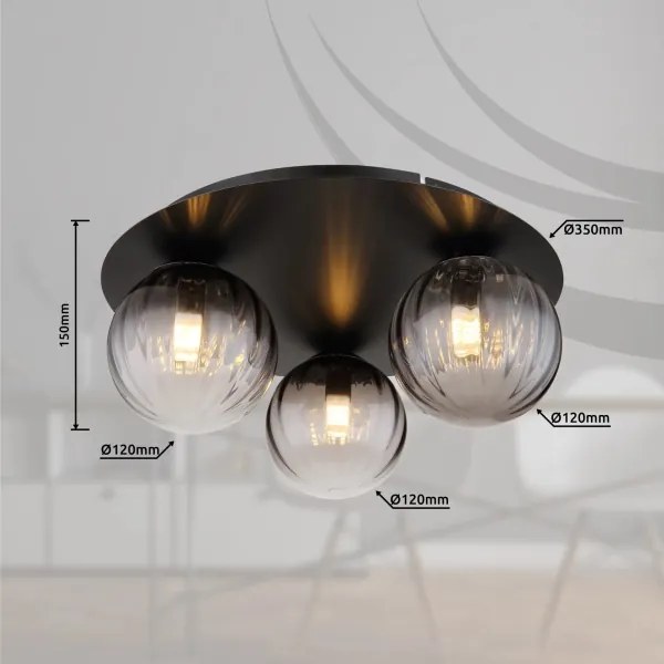 Globo 15216-3 - Plafoniera DALLERTA 3xG9/10W/230V