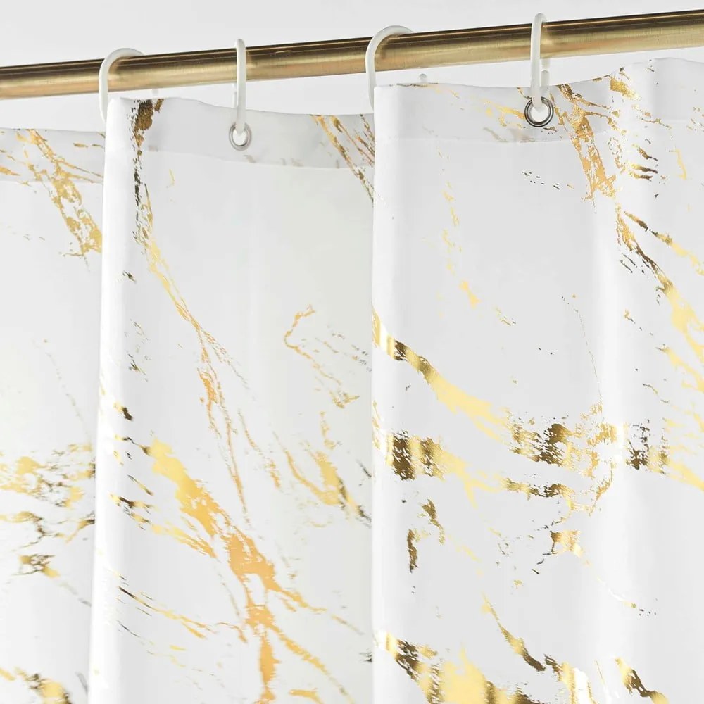 Tenda per doccia 180x200 cm Aquamarbre – douceur d'intérieur