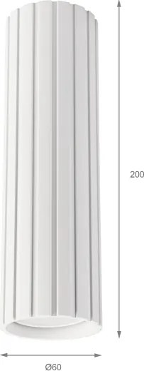 Brilagi - Faretto CRISPINA 1xGU10/10W/230V 20 cm bianco