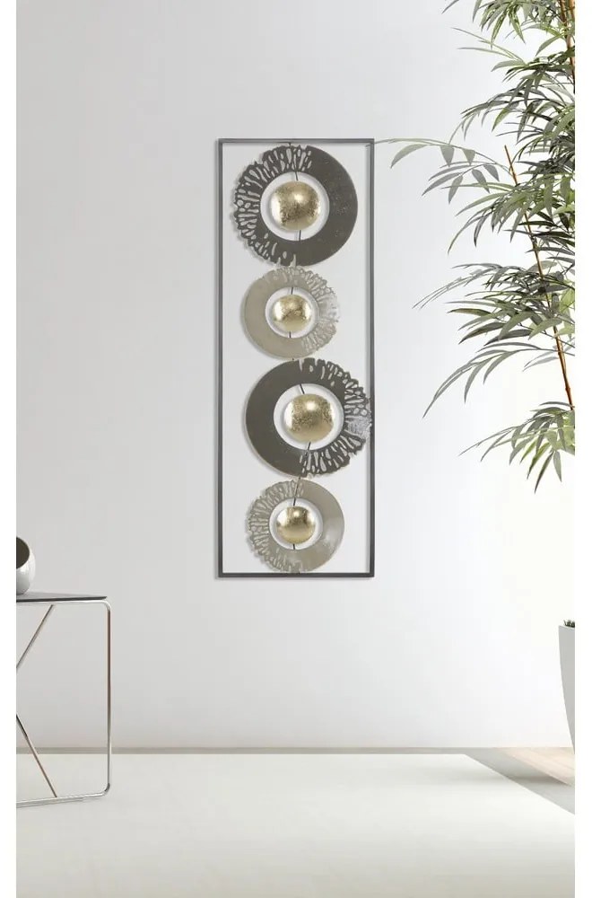 Decorazione da parete in metallo Anello, 31 x 89,5 cm - Mauro Ferretti