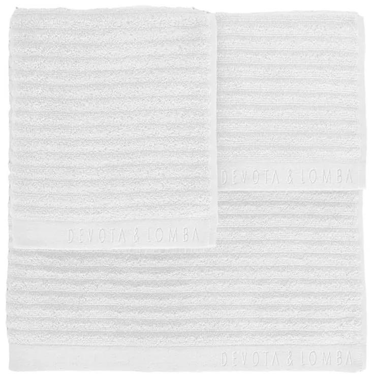 Set di asciugamani Devota &amp; Lomba (3 pcs) - Bianco