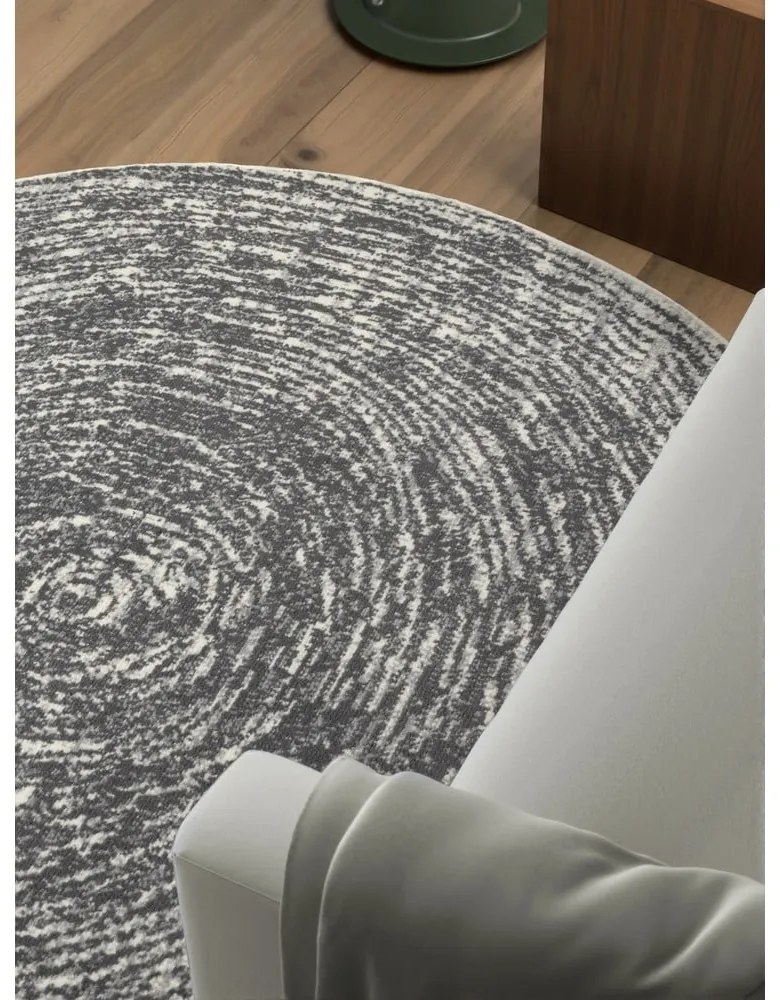Tappeto rotondo grigio/color crema ø 120 cm Gloria Cavallo – Hanse Home