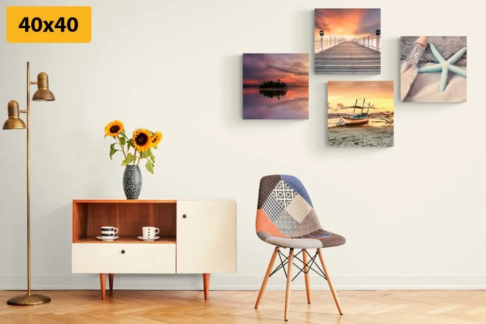 Set di quadri – Vacanza in paradiso