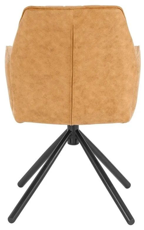 Set di sedie da pranzo gialla in imbottito 2 pz Preston – Støraa