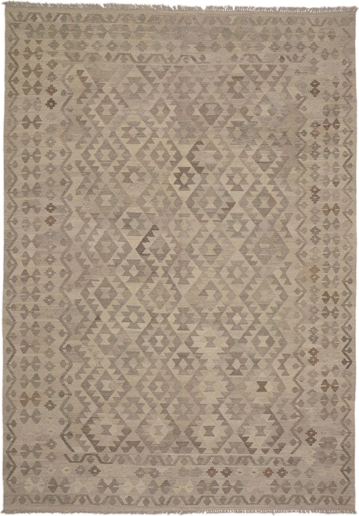 Kilim Tappeto 290x210 Beige (Pakistan) Tessuto A Mano