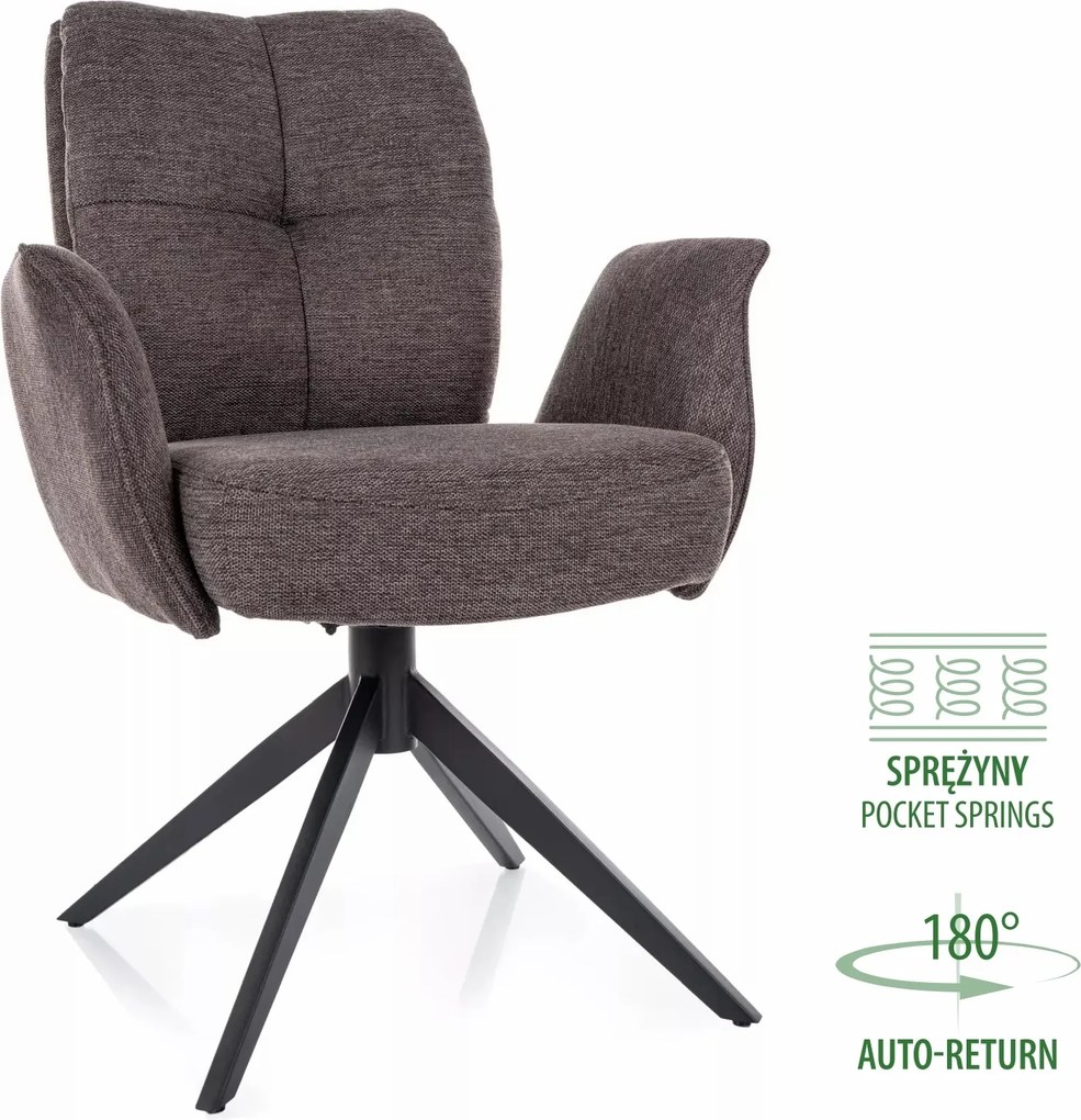Sedia Wing Brego cappuccino – 66x45x90 cm