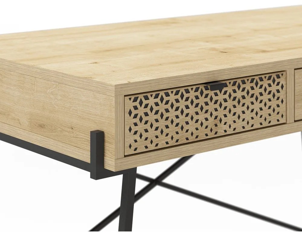 Tavolo da lavoro in rovere 60x110 cm Ecrin - Marckeric