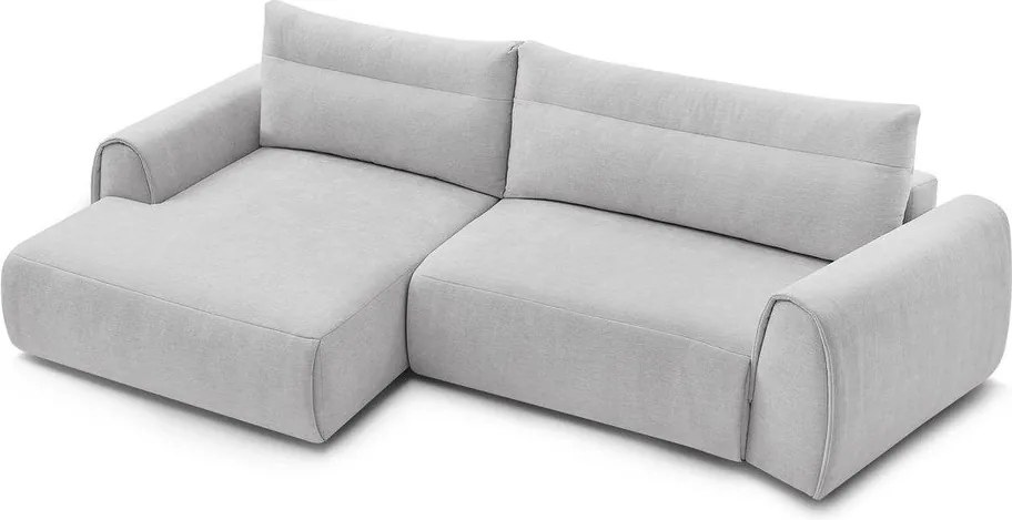 Divano angolare in grigio chiaro Aden – Bobochic Paris