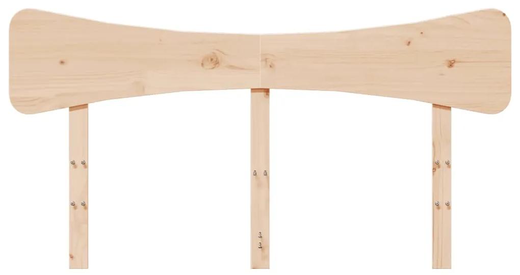 Testiera 150 cm in legno massello di pino