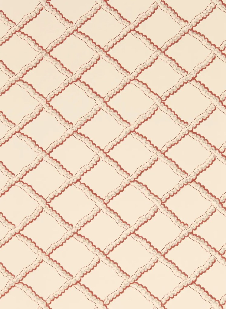 Sanderson Carta da parati Rye - Berry/ Pink Clay