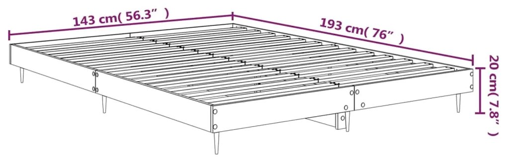 Giroletto Grigio Cemento 140x190 cm in Legno Multistrato