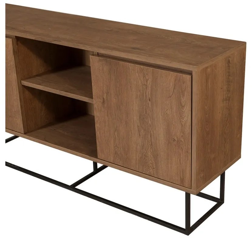 Credenza colore naturale in noce 140x72 cm Rodez - Kalune Design