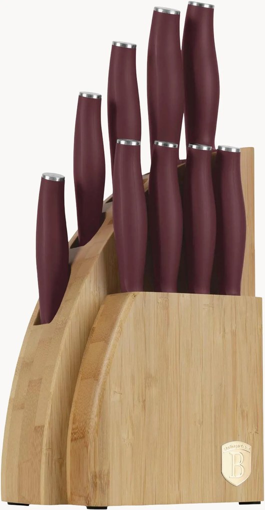 Set di coltelli con ceppo in bambù Leonardo, set da 10
