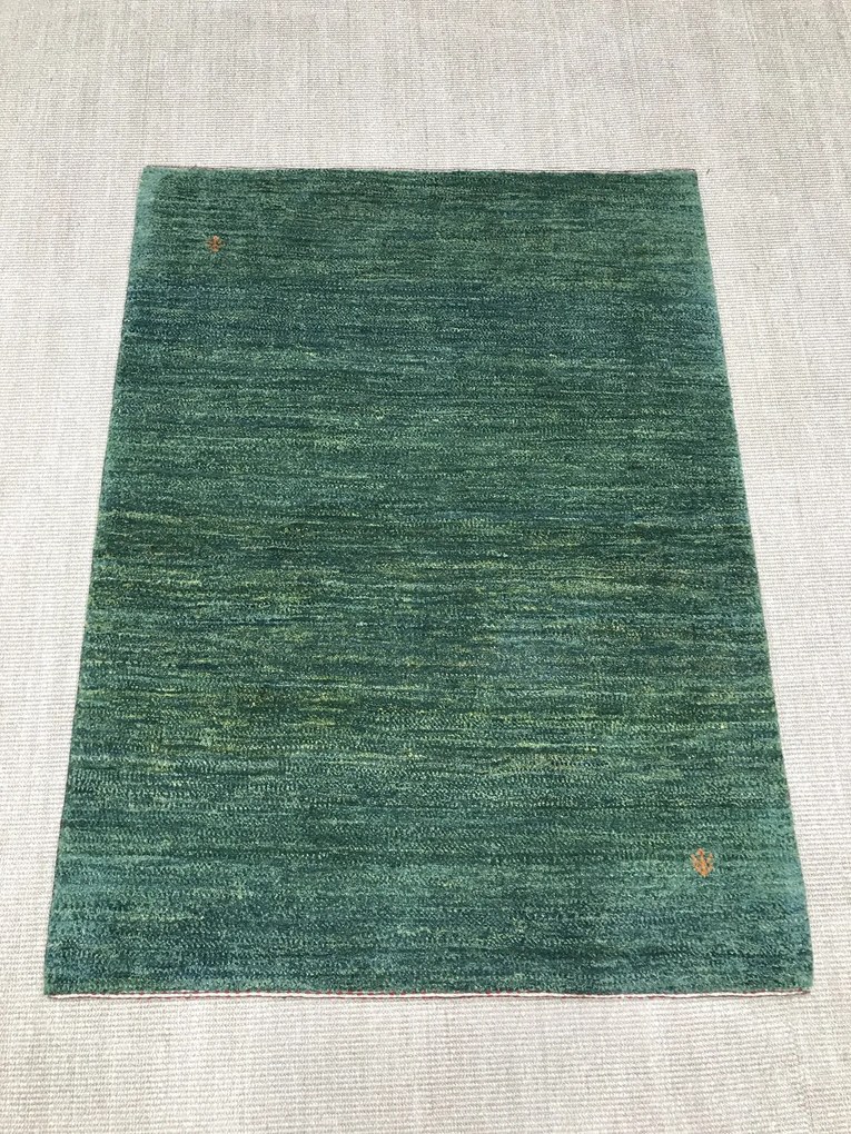 Loribaft Tappeto 150x100 Verde (Iran) Annodato A Mano