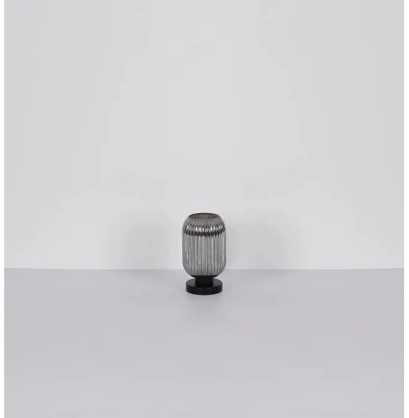 Globo 15469TS - Lampada da tavolo NORMY 1xE27/40W/230V grigio