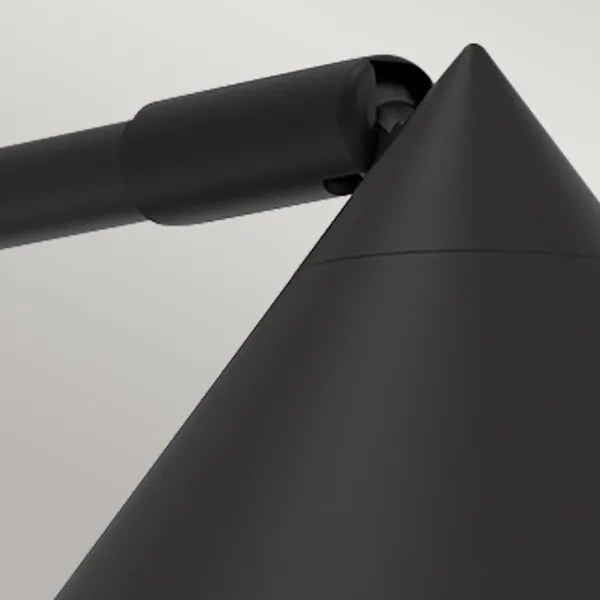 Alora Mood ALM-REMYCK-1WB-BK - Lampada da parete REMYCK 1xE27/60W/230V nera