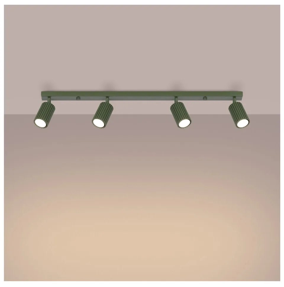 Faretto verde 6,5x81 cm Gleam – Sollux