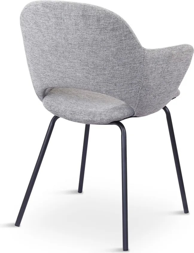 Set di sedie da pranzo grigio chiaro in imbottito 2 pz Rowley – Unique Furniture