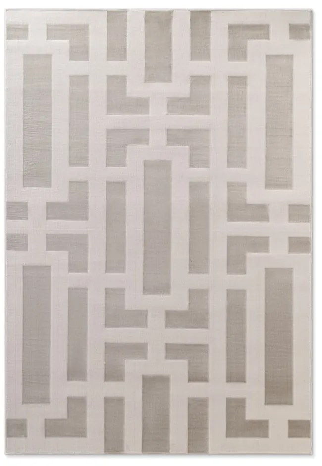 Tappeto grigio/color crema 200x280 cm Perles Onyx – Elle Decoration