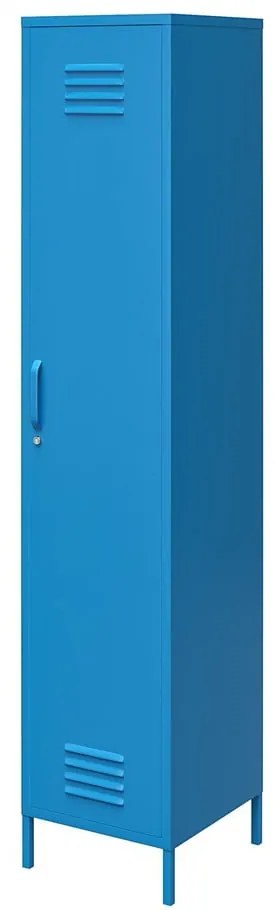 Armadio in metallo blu , 38 x 185 cm Cache - Novogratz