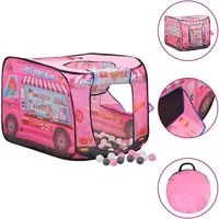 Tenda da Gioco per Bambini Rosa con 250 Palline 70x112x70 cm 3107753