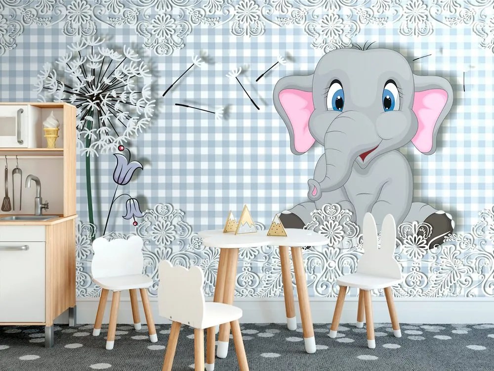 Carta da parati autoadesiva – Piccolo elefante