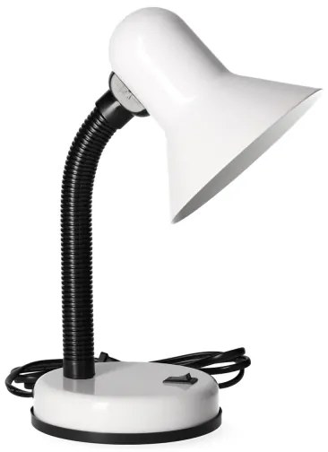 Lampada da tavolo SMIESZEK 1xE27/40W/230V bianco