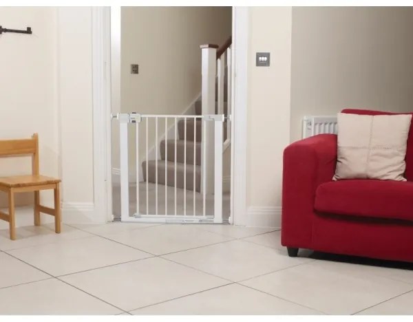 Safety 1st - Barriera di sicurezza EASY CLOSE bianca