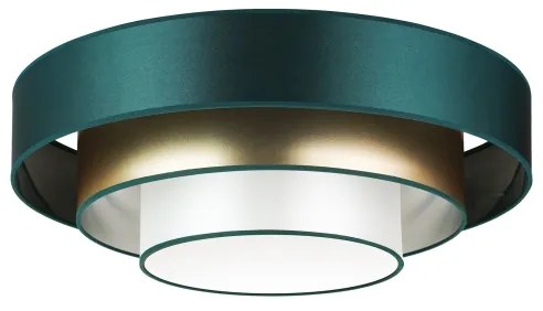 Duolla - Plafoniera LED LUNETA LED/26W/230V diametro 60 cm 4000K verde/oro