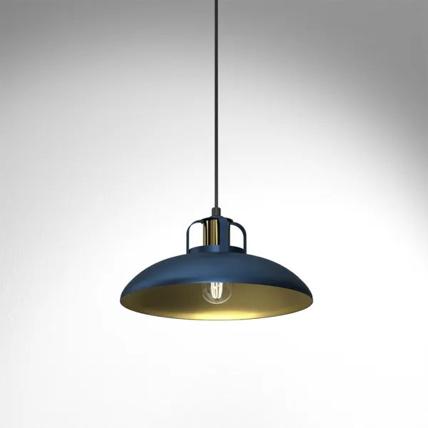 Brilagi - LED Lampadario a sospensione con filo FLAMENGO 1xE27/60W/230V blu